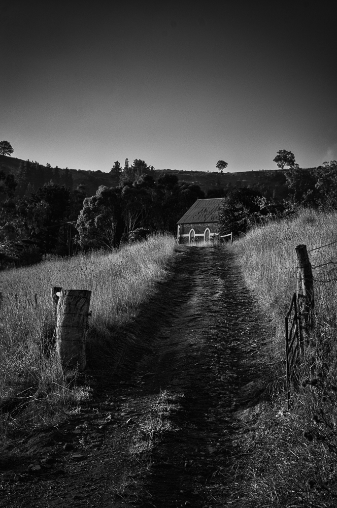 Country church in Cudlee Creek, near Lobethal, Adelaide Hills