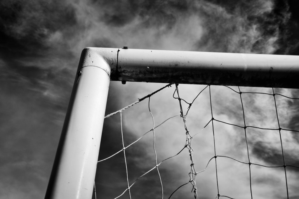 Goal and clouds