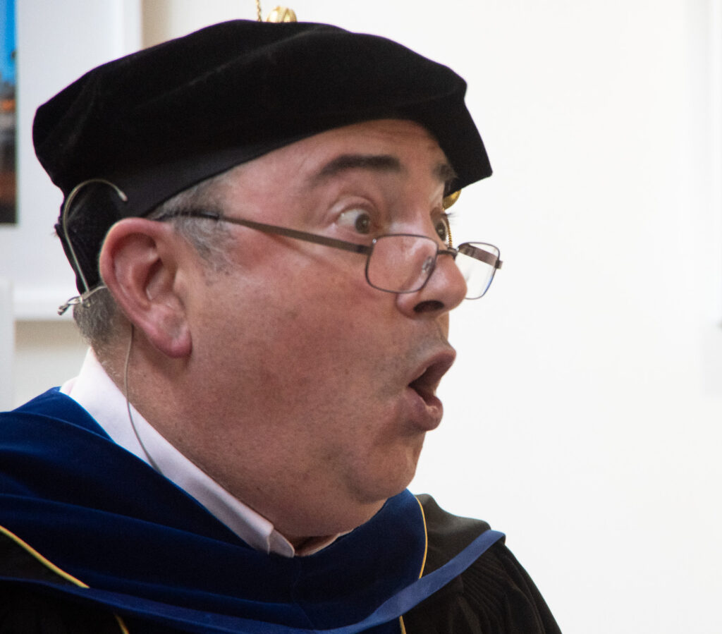 Professor Longsword from The MBA School Of MBA Credentials -- photography by Lee Hopkins