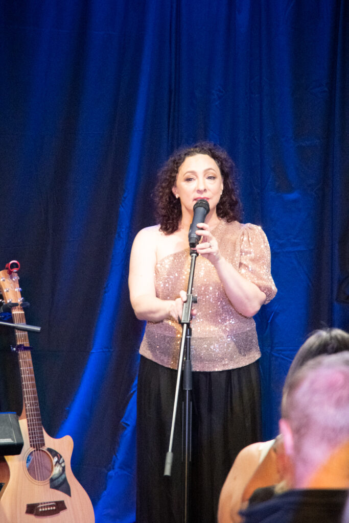 Melanie Zed at the 2023 Adelaide Fringe show 'Crowded Blouse' -- photography by Lee Hopkins